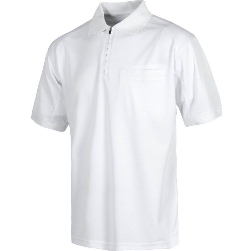 

Polo Workdry con cremallera en el cuello S6510 | Blanco - 3XL - Workteam