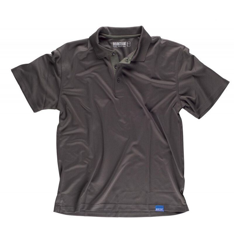 

Polo técnico deportivo de manga corta combinado con colores flúor S6520 | XL - Marrón - Workteam