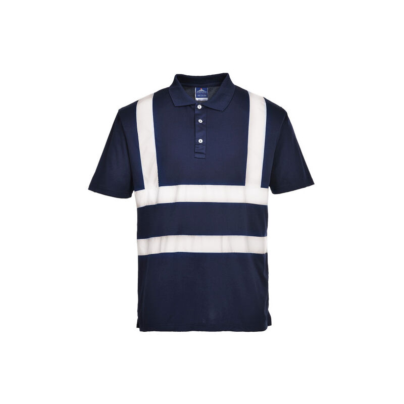 Portwest - Polo moderno de alta visibilidad Iona F477 6XL Azul marino