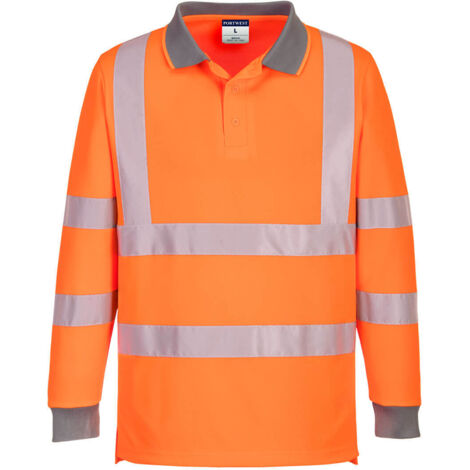 Polo M/L de alta visibilidad Eco (Pack 6) - Confort y Sostenibilidad / Naranja / XL