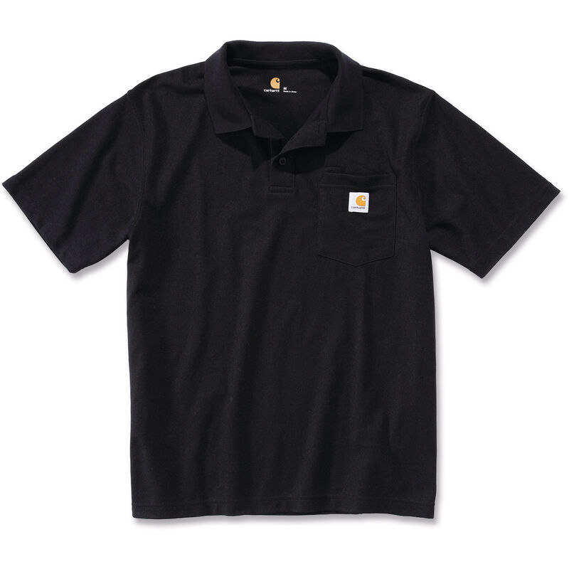 Carhartt - Polo workwear pocket tl noir S1K570BLKL