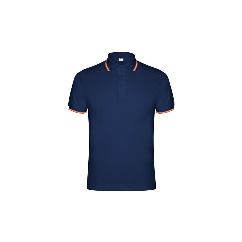 

Polo manga corta, cuello NATION PO6640 | S - Azul Marino