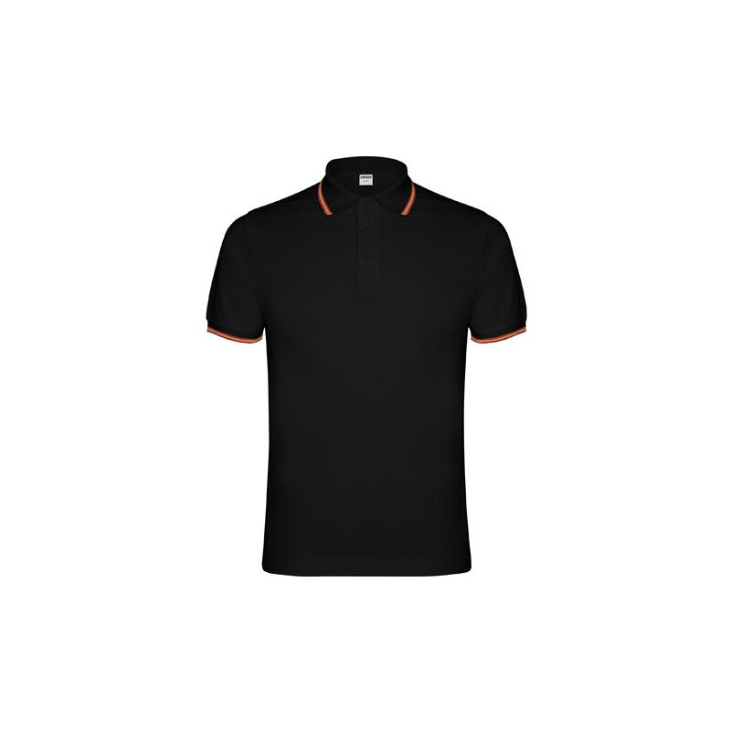

Polo manga corta, cuello NATION PO6640 | Negro - XL