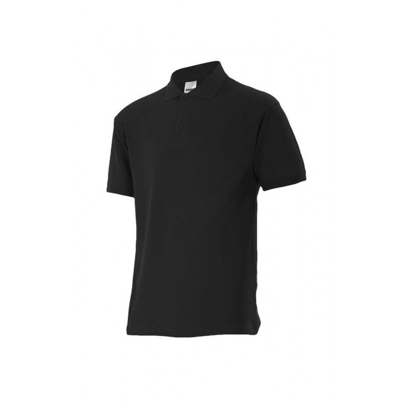 

Polo industrial manga corta con cuello de canalé Serie 105502 | Negro - 2XL - Velilla