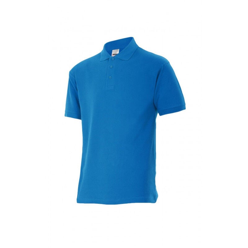 

Polo industrial manga corta con cuello de canalé Serie 105502 | XL - Turquesa - Velilla