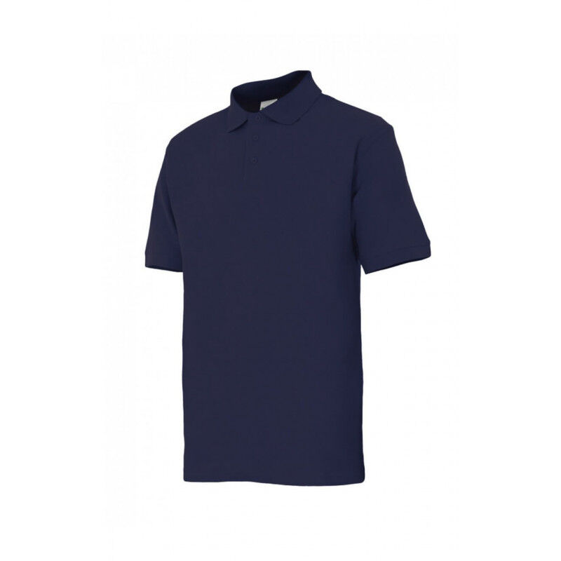 

Polo industrial manga corta con cuello de canalé Serie 105502 | 3XL - Azul navy - Velilla
