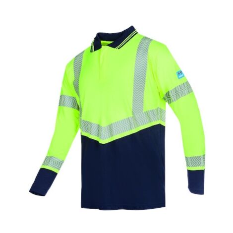 Polo multirisques bleu ARRAN - S - SIOEN