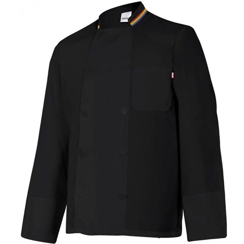 

POLO DE MANGA LARGA BICOLOR Negro 50