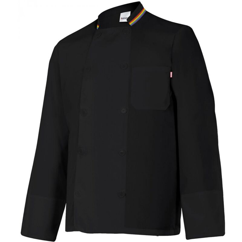 

POLO DE MANGA LARGA BICOLOR Negro 52