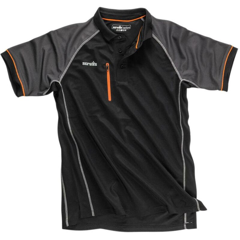 Polo noir Trade Active Taille m