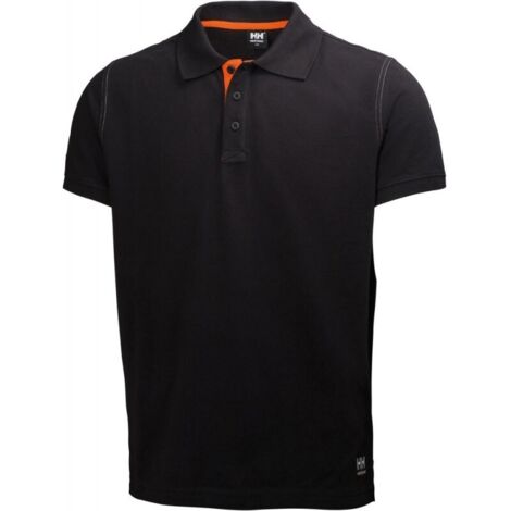 POLO OXFORD 990 BLACK T-M - HELLY HANSEN