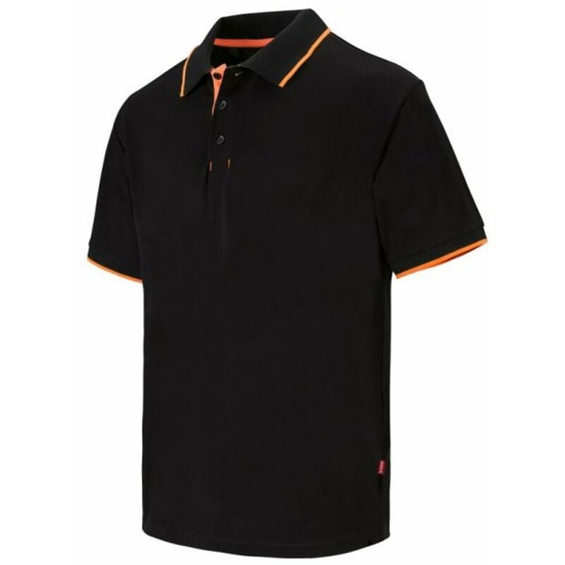 

POLO BICOLOR RAYA MANGA CORTA Azul Navy 3XL