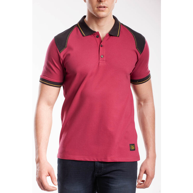 Rica Lewis - Polo stretch renforcé WORKPOL - FRAMBOISE, S - framboise
