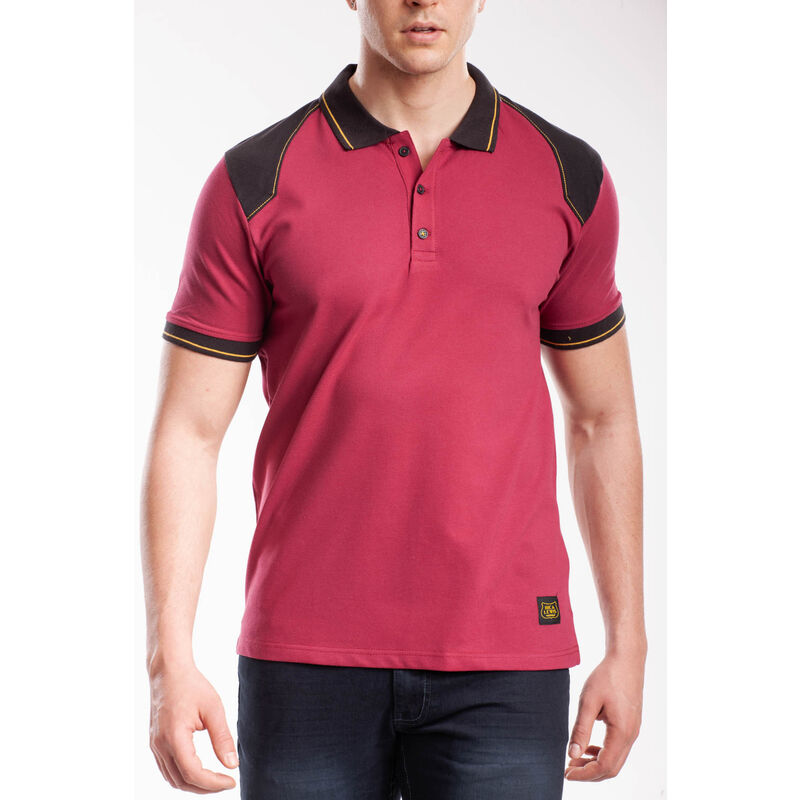 Rica Lewis - Polo stretch renforcé WORKPOL - FRAMBOISE, M - framboise
