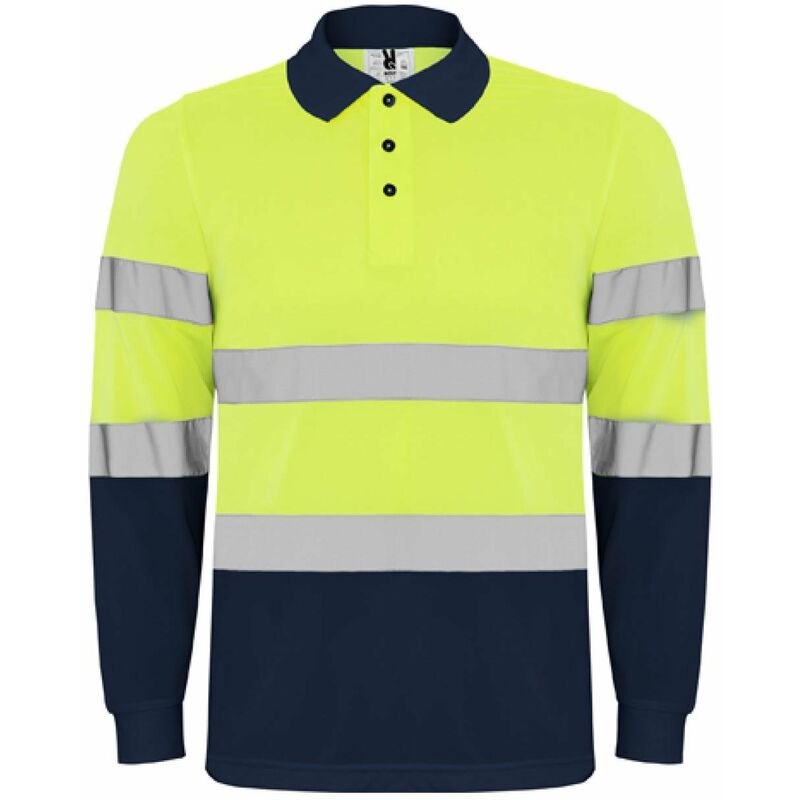 

Polo Técnico de Alta Visibilidad Polaris L/S HV93060555221 MARINO/AMARILLO FLUOR XXL