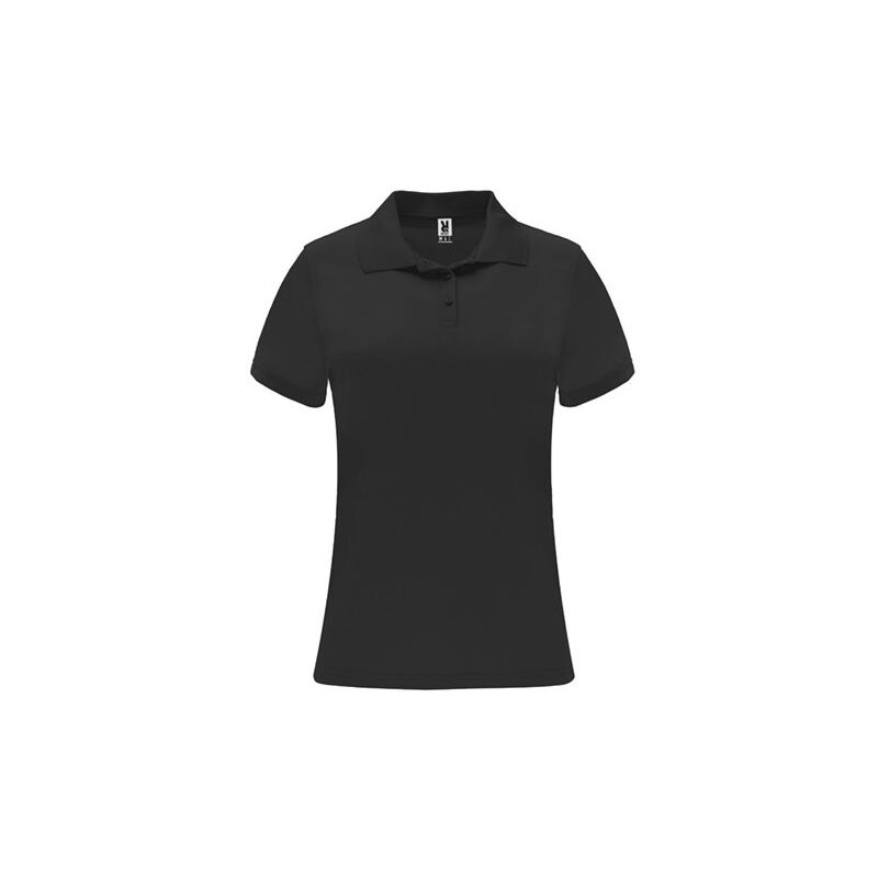 

Polo técnico de manga corta para mujer PO041001221 | Negro - M