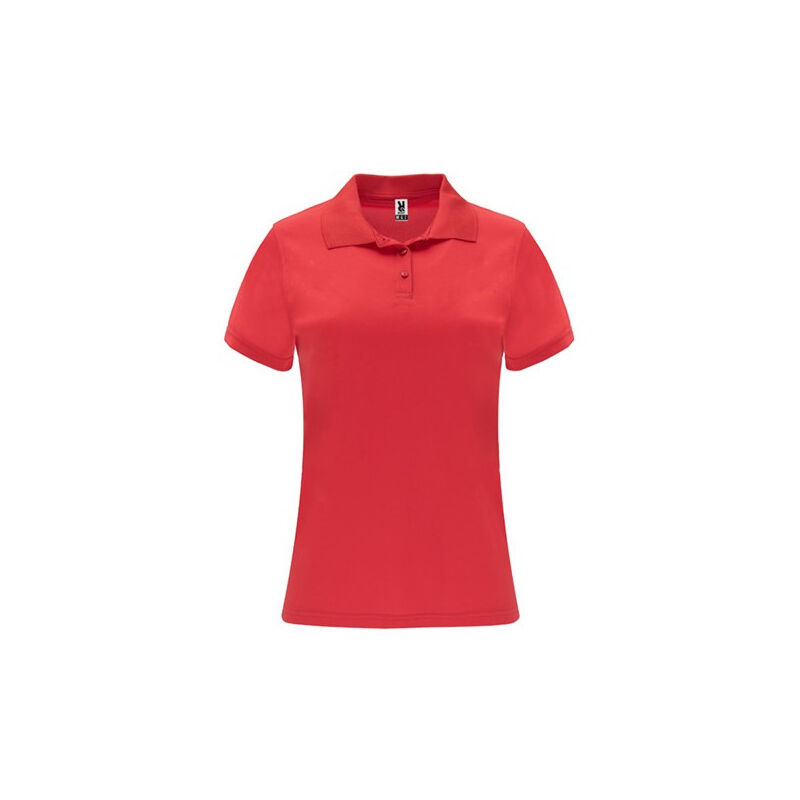 

Polo técnico de manga corta para mujer PO041001221 | Rojo - S