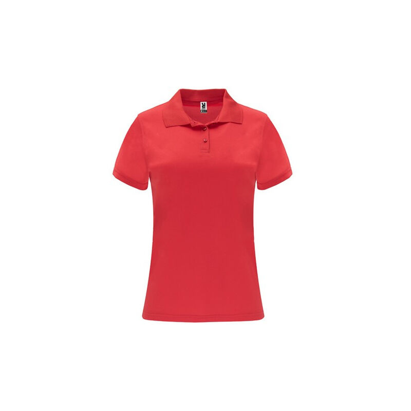 

Polo técnico de manga corta para mujer PO041001221 | Rojo - M