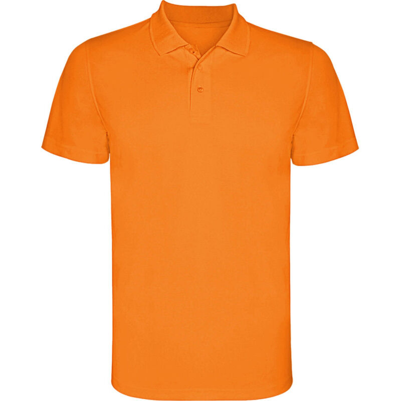 

Polo técnico en manga corta MONZHA PO0404 | M - Naranja Fluor