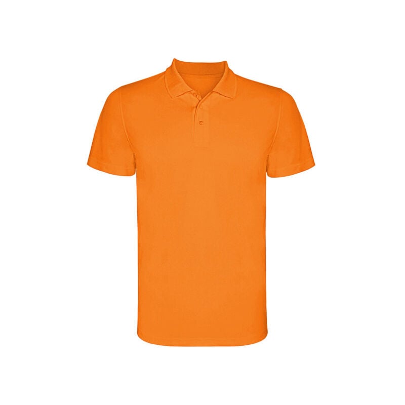 

Polo técnico en manga corta MONZHA PO0404 | XL - Naranja Fluor
