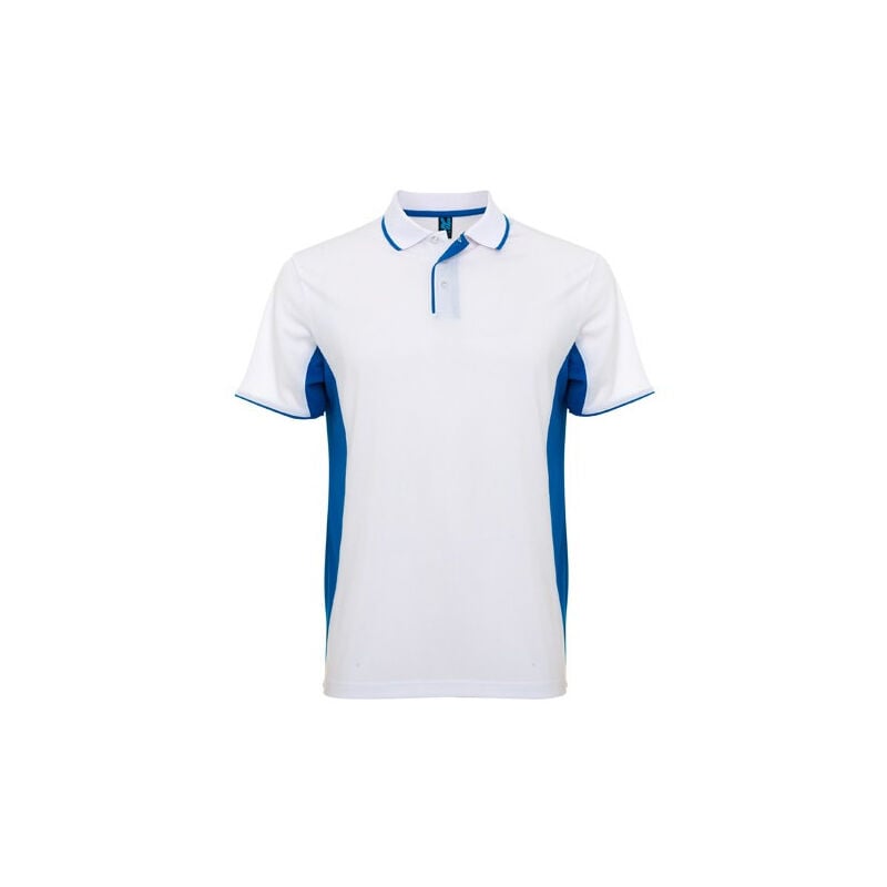 

Polo técnico en manga corta MONTMELO PO0421 | M - Blanco/Royal
