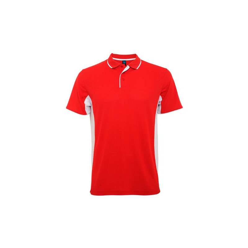 

Polo técnico en manga corta MONTMELO PO0421 | S - Rojo/Blanco