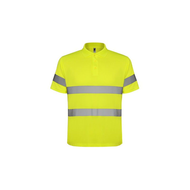 

Polo técnico manga corta de alta visibilidad POLARIS HV9302 | S - Amarillo Fluor