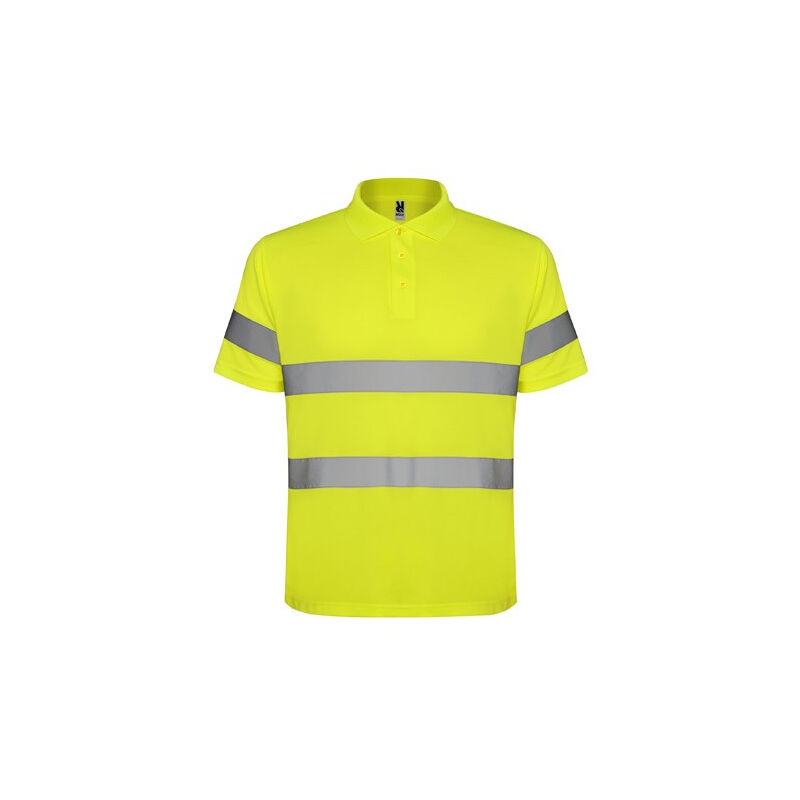 

Polo técnico manga corta de alta visibilidad POLARIS HV9302 | M - Amarillo Fluor