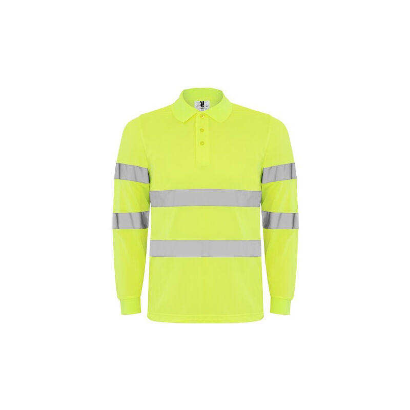

Polo técnico manga larga de alta visibilidad POLARIS L/S HV9306 | M - Amarillo Fluor