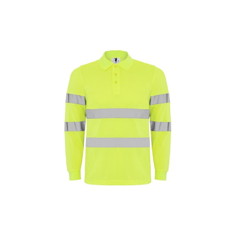 

Polo técnico manga larga de alta visibilidad POLARIS L/S HV9306 | XXXL - Amarillo Fluor
