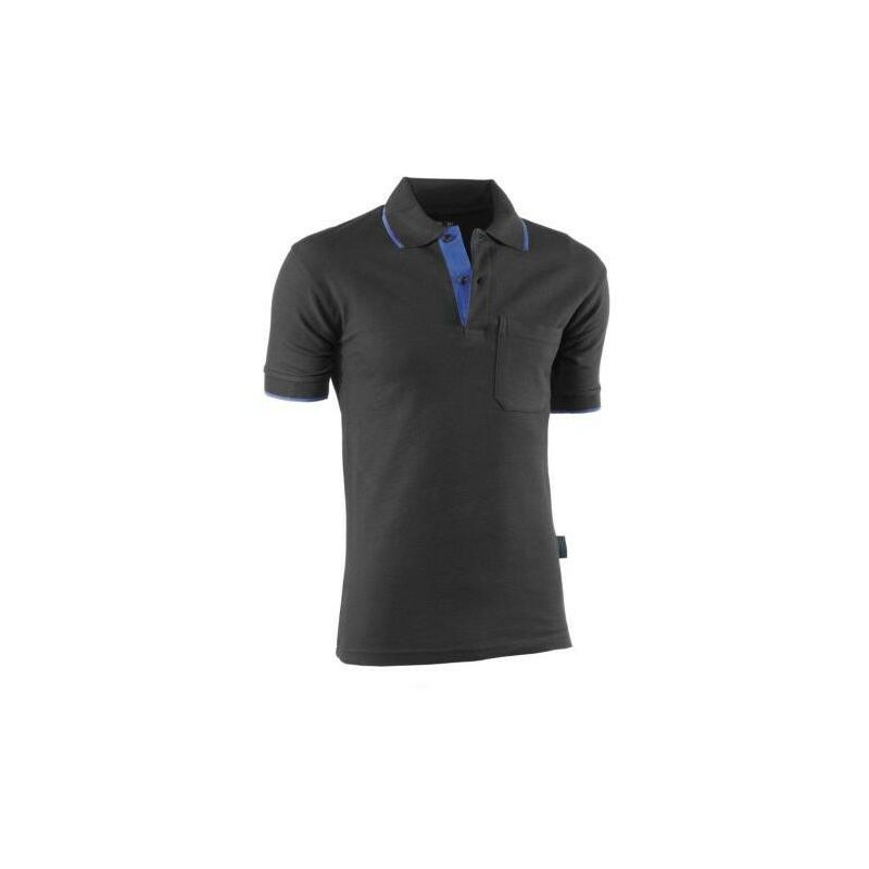 

Polo Top Range Manga Corta Negro / Azul 648 3Xl