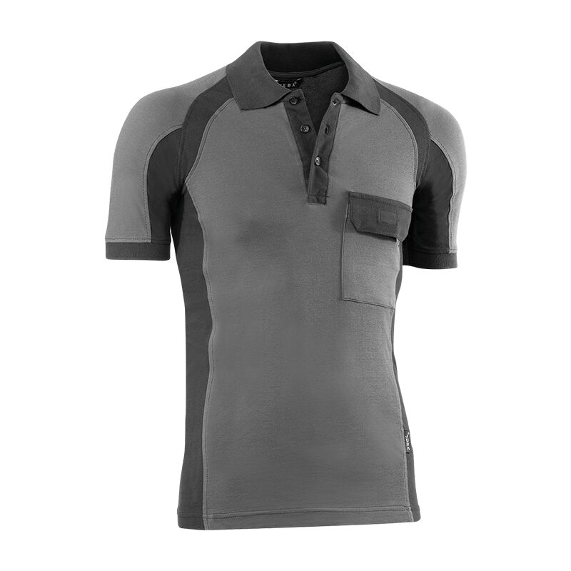 

Polo de manga corta 670 Flex - Negro - GrisS - Juba