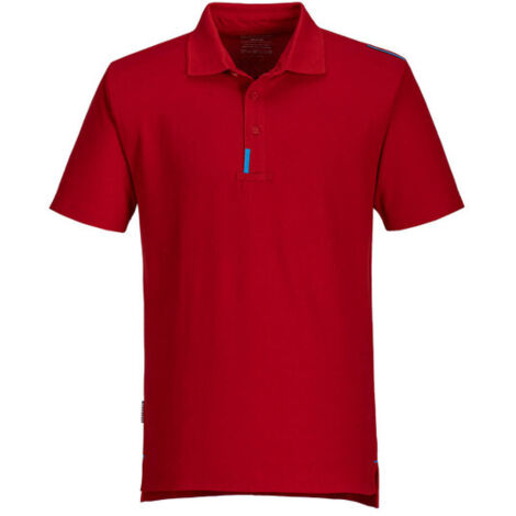 Polo WX3: Confort y Modernidad en tu Ropa de Trabajo / Rojo intenso / M