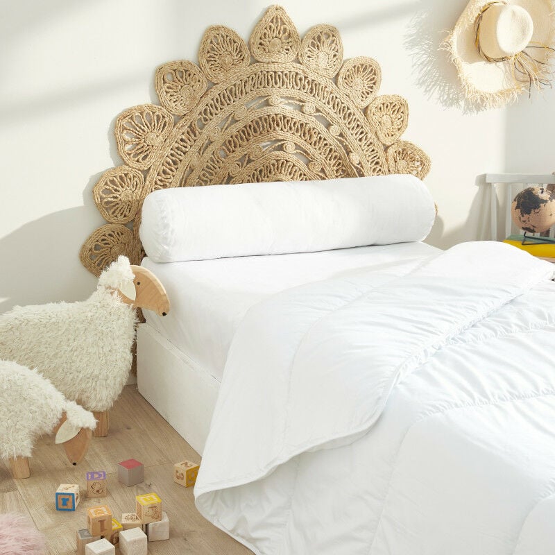 Polochon lit 90 x 190 cm Blanrêve Gamme Microfibre 'Douceur' traité Anti Acarien Soft & care