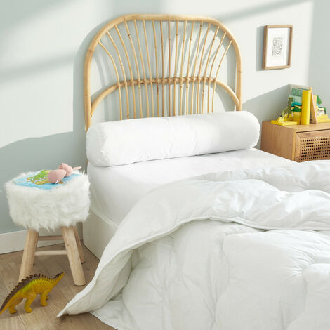 Polochon lit 90 x 190 cm Blanrêve Gamme Polycoton "Confort" traité Anti Acarien Soft & care