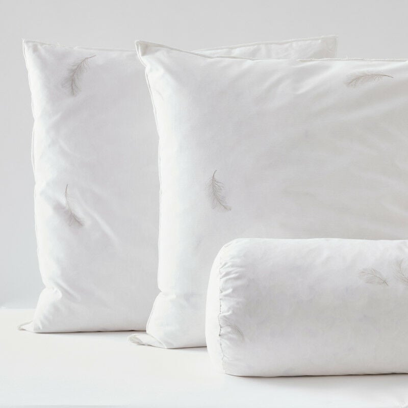 Polochon pour lit 160 + 2 Oreillers 60 x 60 Blanrêve Gamme Naturelle 'Prestige' plumes véritables confort moelleux