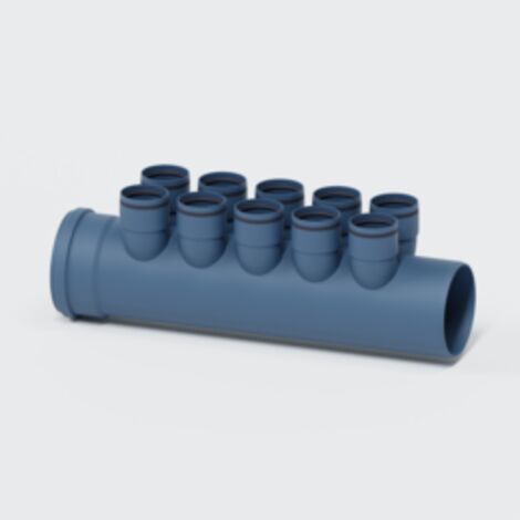 Poloplast POLO-KWL Lüftungsverteiler 03045 DN 160mm 10x75mm kompakt 03045