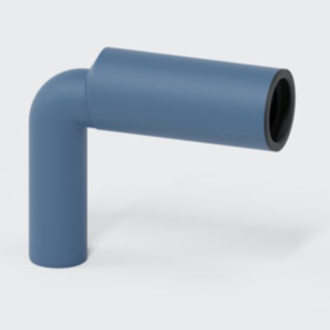 PoloPlast Siphonbogen PKSB Polo-Kal NG long avec joint à emboîtement DN 50