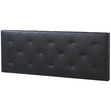 Polsterbett Kopfteil Rombo 160x60 cm Schwarz