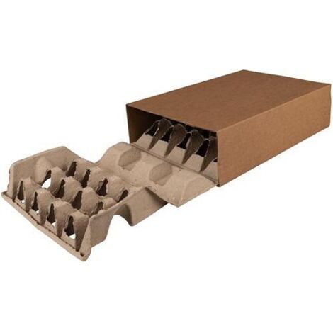Polsterbox L-BOXeco basic Maße 357x241x90mm Noppenhöhe 45mm TRANSPAK