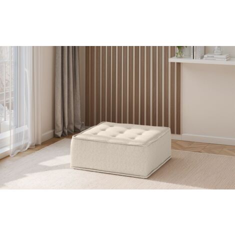 Polsterhocker Modul SANDE Stoff Alpine Beige