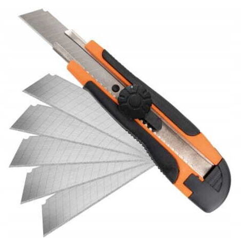 Polstermesser mit Abbrechklinge 18mm + 5 Einsätze