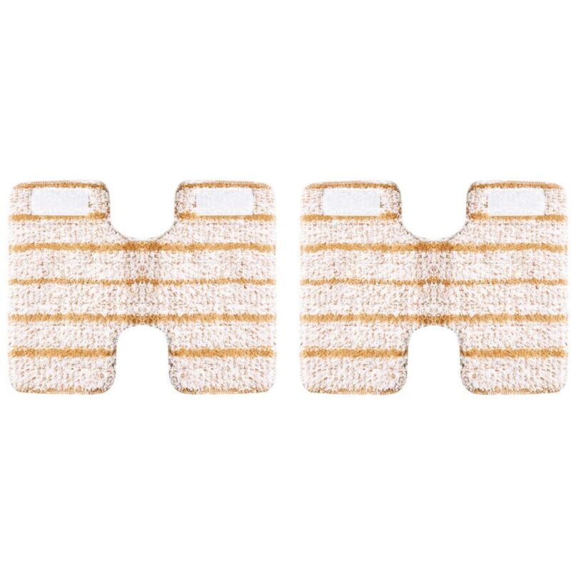 Polti - Kit de 2 serpillières sols délicats pour Vaporetto Lecoaspira PAEU0317