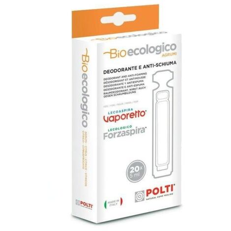Polti Accessoires - Préparation pour nettoyeur à vapeur 20x5 ml, agrumes PAEU0088