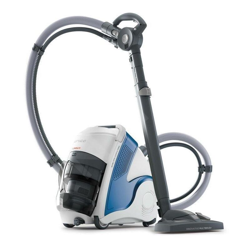 Polti - Nettoyage - Unico MCV80 Total Clean&Turbo Steam Cleaner, blanc/bleu PBEU0100