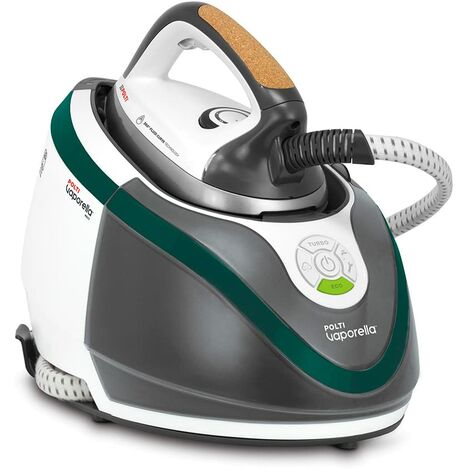 Polti Vaporella Next VN18.65, Ferro da stiro con Caldaia ad Alta Pressione Max 7,2 Bar, Potenza 2200 W, Funzione Turbo e Eco, autonomia illimitata, Serbatoio 1,3 L, Steam Pulse 450g, Bianco e Verde