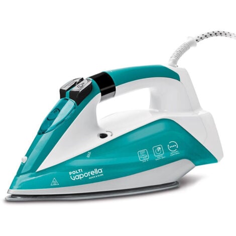 Polti Vaporella Quick & Slide QS210 Ferro a vapore 2400W Alluminio Verde e Bianco