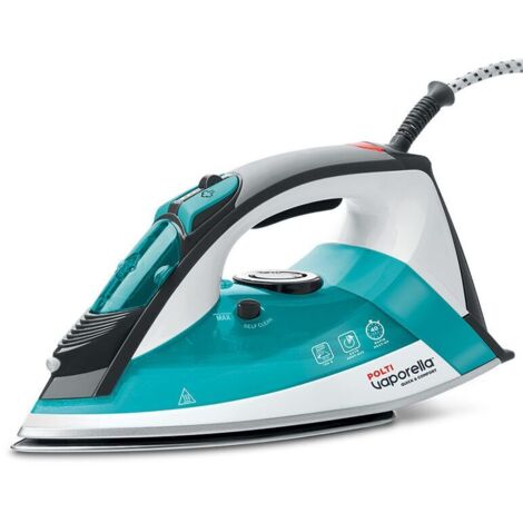 Polti Vaporella QuickandComfort QC120 Ferro da Stiro con Piastra in Acciaio Inossidabile Impugnatura con Cuscinetto Soft Touch 2200W