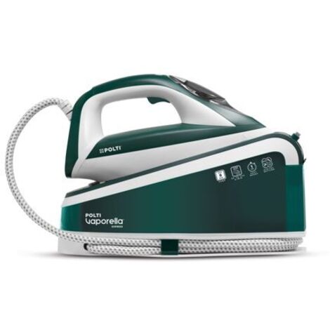 Polti VE30.20 Dampfbügelstation 2200 W 1,6 l Keramik-Bügelsohle Grün, Weiß