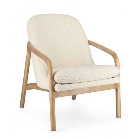Poltrona 65,5x74,5x82h cm Elaide Pure